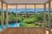 Wallpapers mural Mountain View window gold