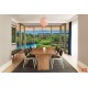 Wallpapers mural Mountain View window gold Wallpapers mural Mountain View window gold