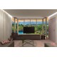Wallpapers mural Mountain View window gold Wallpapers mural Mountain View window gold