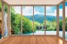 Wallpapers mural Thailand waterfall view window gold