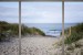 Wallpapers mural seascape with dunes and path window