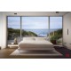 Wallpapers mural seascape with dunes and path window