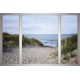 Wallpapers mural seascape with dunes and path window