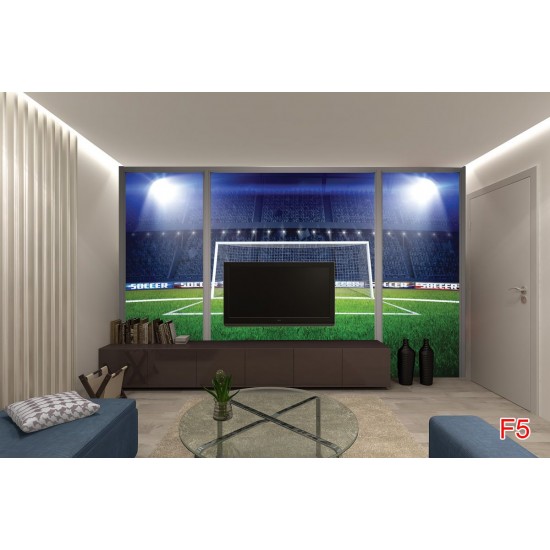 Wall murals stadium lights with a big door window Wall murals stadium lights with a big door window