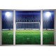Wall murals stadium lights with a big door window Wall murals stadium lights with a big door window