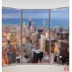 Wallpapers mural urban high buildings window view Wallpapers mural urban high buildings window view