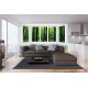 Wall murals window wall view the green forest
