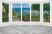 Wall murals mitation window wall sea and seagulls