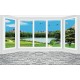 Photo murals Imitation window wall view 3d lake Photo murals Imitation window wall view 3d lake