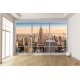 Wallpapers mural window view of Brooklyn Bridge, New York Manhattan
