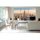 Wallpapers mural window view of Brooklyn Bridge, New York Manhattan