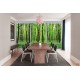 Wallpapers mural Green forest model window 2 color windows Wallpapers mural Green forest model window 2 color windows