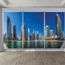 Wallpapers French window view from Dubai