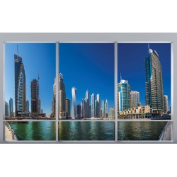 Wallpapers French window view from Dubai