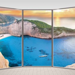 Wallpapers mural Mediterranean view window