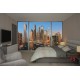 Wallpapers mural view of Dubai skyscrapers window 2 Wallpapers mural view of Dubai skyscrapers window 2