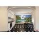 Wallpapers mural ellipse window beautiful view of the beach