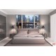 Wallpapers mural panoramic daily view of Chicago and river window