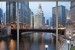 Wallpapers mural panoramic daily view of Chicago and river window