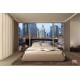 Wallpapers mural panoramic daily view of Chicago and river window