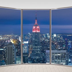 Wallpapers mural manhattan tower ellipse window view