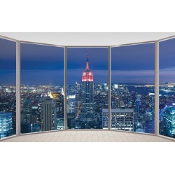 Wallpapers mural manhattan tower ellipse window view