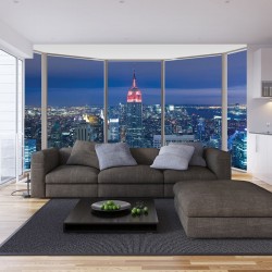 Wallpapers mural manhattan tower ellipse window view