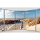 Wallpapers mural ellipse window with sea path view Wallpapers mural ellipse window with sea path view