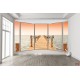 Wallpapers mural ellipse window with sea bridge view Wallpapers mural ellipse window with sea bridge view