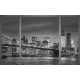 Wallpapers mural New York bridge window view grey Wallpapers mural New York bridge window view grey