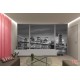 Wallpapers mural New York bridge window view grey Wallpapers mural New York bridge window view grey