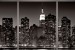 Wallpapers mural New York skyscrapers window view grey