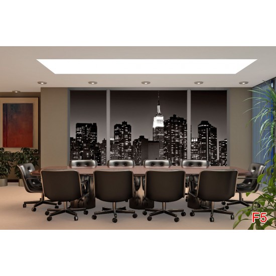 Wallpapers mural New York skyscrapers window view grey Wallpapers mural New York skyscrapers window view grey