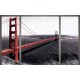 Wallpapers mural San Francisco bridge window view grey