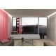 Wallpapers mural San Francisco bridge window view grey