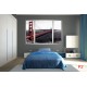 Wallpapers mural San Francisco bridge window view grey