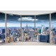 Wallpapers mural colourful window of Manhattan tower