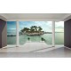 Photo mural beautiful view of the room on a deserted island