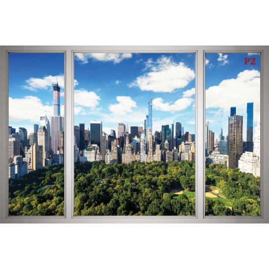 Wallpapers mural window view of New York Central Park