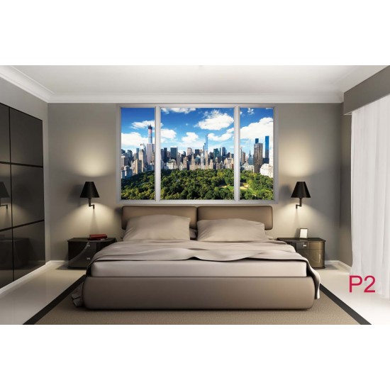 Wallpapers mural window view of New York Central Park