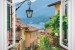 Wallpapers mural Mediterranean street view window - 3 colours
