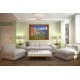 Wallpapers mural window view of greek island - 3 colours