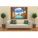 Wallpapers mural window view from Venice - 3 colours