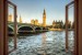 Wallpapers mural window view of London - 3 colours