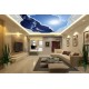 Wallpaper classic frame viwe of night and day sky Wallpaper classic frame viwe of night and day sky