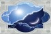 Wallpaper classic frame viwe of night and day sky