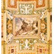 Photo wallpaper painted ceiling old fresco with relief statues Photo wallpaper painted ceiling old fresco with relief statues