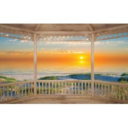Wallpapers mural beautiful sea dunes at sunrise verada