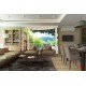 Wall murals ellipse terrace waterfall Wall murals ellipse terrace waterfall