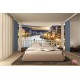 Wall murals night view of Venice from terrace ellipse